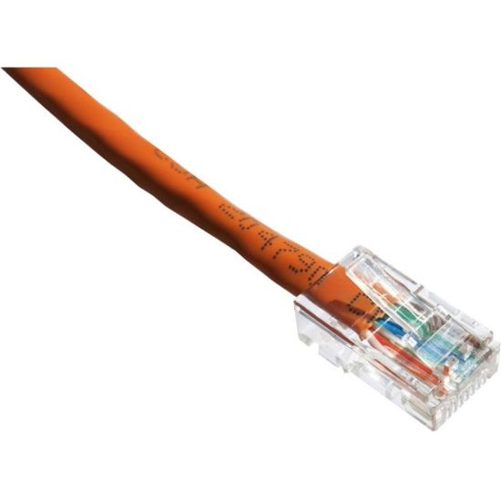 Picture of Axiom 50FT CAT6 550mhz Patch Cable Non-Booted (Orange) - 50 ft Category 6 Network Cable for Network Device - First End: 1 x RJ-45 Network - Male - Second End: 1 x RJ-45 Network - Male - Patch Cable - Gold Plated Connector - 24 AWG - Orange