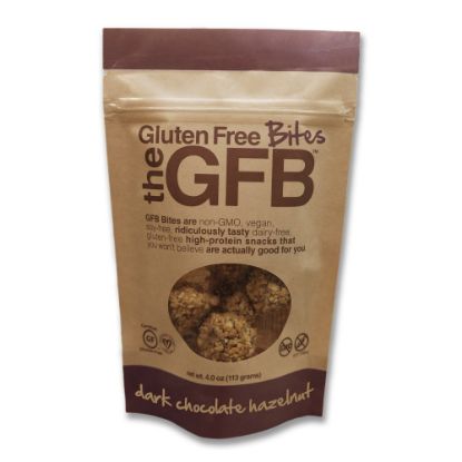 Picture of GFB The Gluten Free Bites, Dark Chocolate Hazelnut, 4 Oz, Pack Of 12