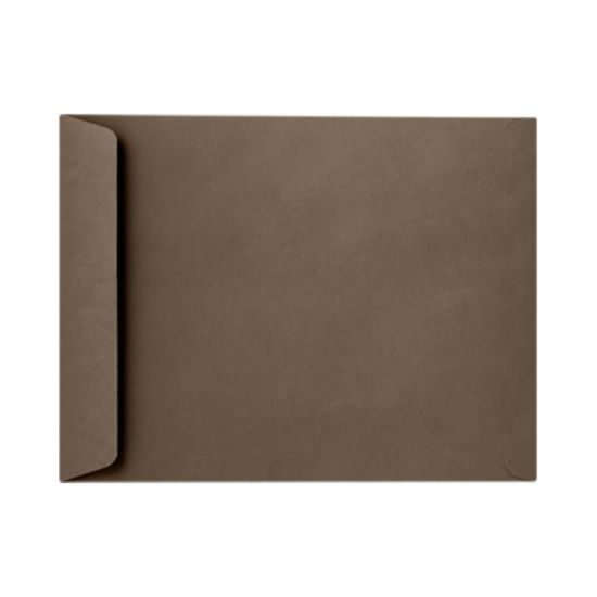 Picture of LUX Open-End Envelopes, 6in x 9in, Peel & Press Closure, Chocolate Brown, Pack Of 50