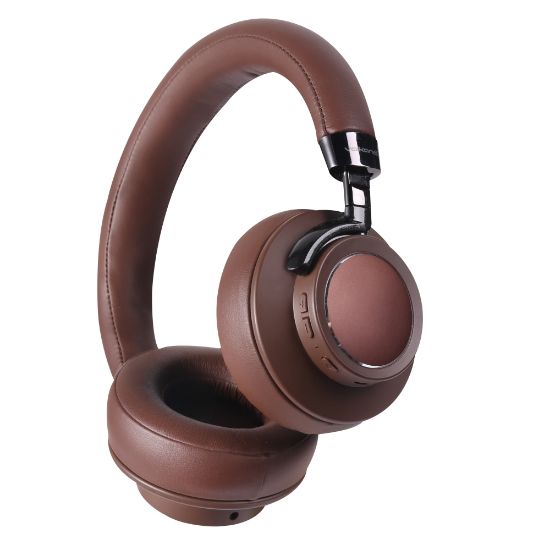 Picture of Volkano Asista H01 Bluetooth Wireless Headphones With Voice Assist, Brown, VK-1009-H01-BR