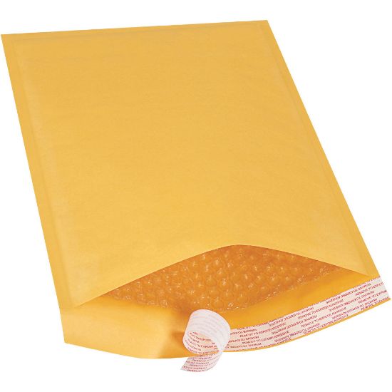 Picture of Partners Brand Kraft Self-Seal Bubble Mailers, #4, 9 1/2in x 14 1/2in, Pack Of 70