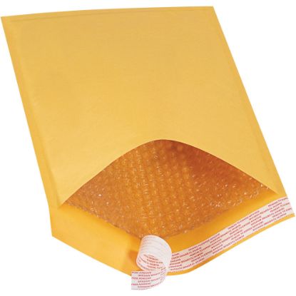 Picture of South Coast Paper Kraft Self-Seal Bubble Mailers, #5, 10 1/2in x 16in, Pack Of 70