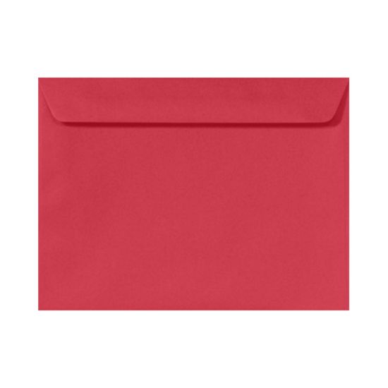 Picture of LUX Booklet 9in x 12in Envelopes, Gummed Seal, Holiday Red, Pack Of 500