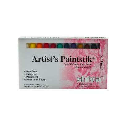 Picture of Shiva Artists Paintstik Oil Color Set, Student Set, Set Of 12