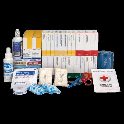 Picture of First Aid Only 446-Piece ANSI B+ Refill Kit, 8 3/4inH x 9 1/8inW x 13 1/4inD, White/Blue