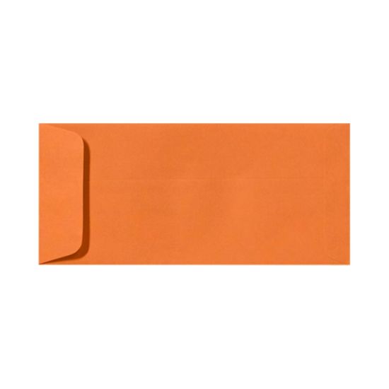 Picture of LUX Open-End Envelopes, #10, Peel & Press Closure, Mandarin Orange, Pack Of 500