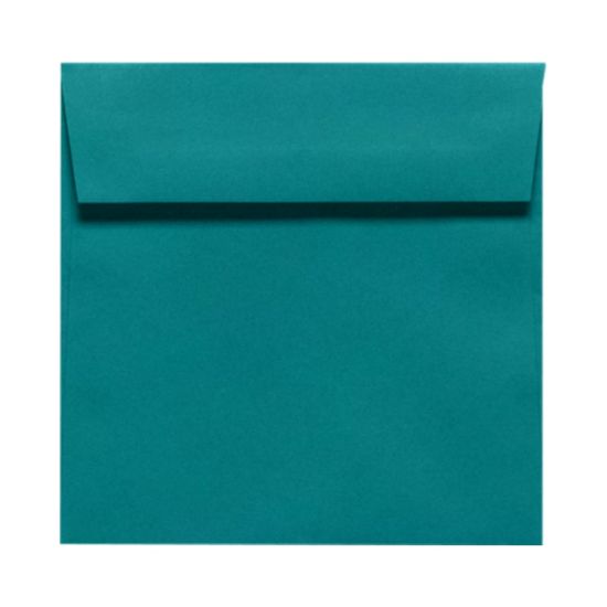 Picture of LUX Square Envelopes, 5 1/2in x 5 1/2in, Peel & Press Closure, Teal, Pack Of 250