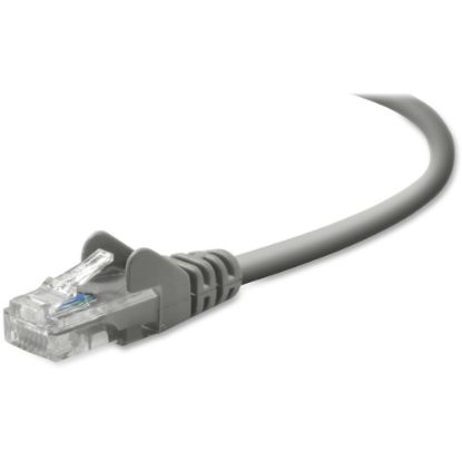 Picture of Belkin Cat5e Network Cable - RJ-45 Male Network - RJ-45 Male Network - 100ft - Gray