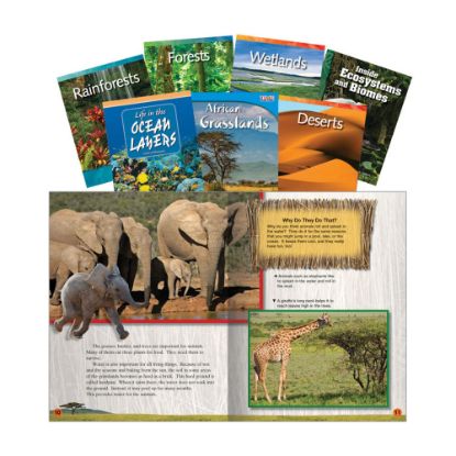 Picture of Teacher Created Materials Biomes And Ecosystems Book Set, Grades 2 - 4, Set Of 7 Books