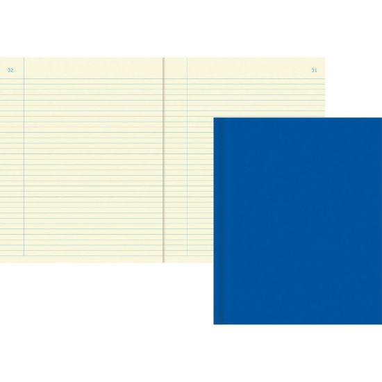 Picture of RediformChemistry Notebook, 8 1/2in x 11in, 60 Sheets, Narrow Ruled, Blue