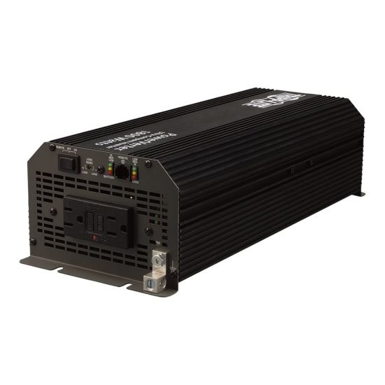 Picture of Tripp Lite Compact Inverter 1800W 12V DC to 120V AC 2 Outlets GFCI 5-15R - DC to AC power inverter - 12 V - 1.8 kW - output connectors: 2