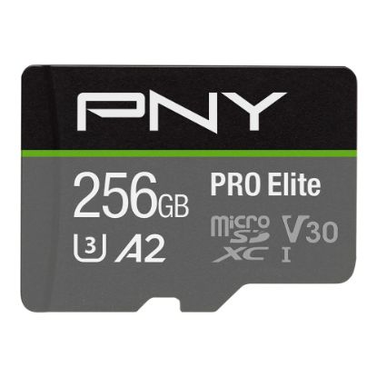 Picture of PNY PRO Elite Class 10 U3 V30 microSDXC Flash Memory Card, 256GB