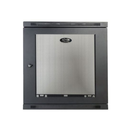 Picture of Tripp Lite 12U Wall Mount Rack Enclosure Server Cabinet Wallmount 13in Depth - Rack cabinet - wall mountable - black - 12U - 19in