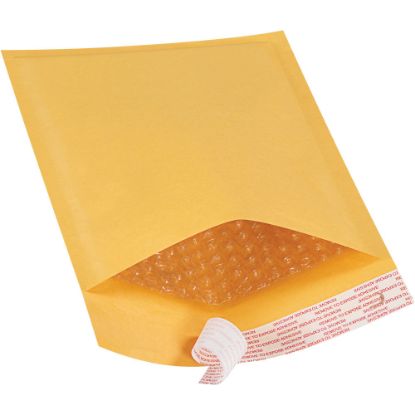 Picture of Partners Brand Kraft EZ Open Tear-Tab Bubble Mailers, #0, 6in x 10in, Pack Of 25