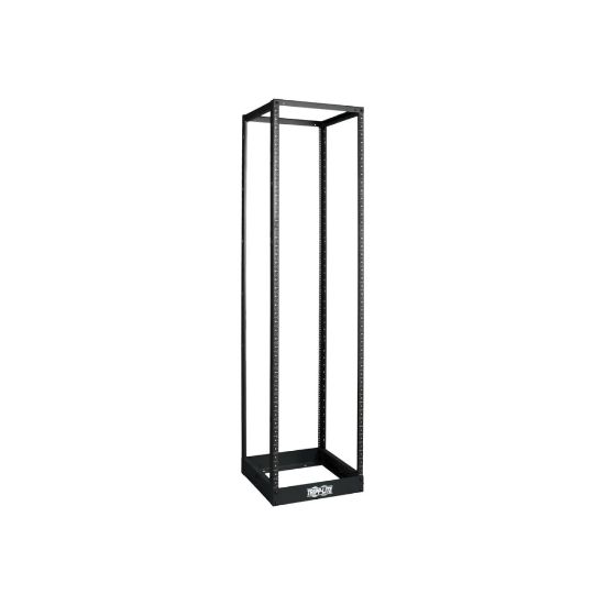 Picture of Tripp Lite 45U 4-Post Open Frame Rack Cabinet Threaded 12-24 Mounted Holes - Rack open frame - textured black - 45U - 19in