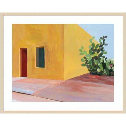 Picture of Amanti Art Tuscan Valley House II by Aimee Wilson Wood Framed Wall Art Print, 41inW x 33inH, Natural