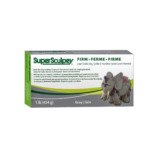 Picture of Sculpey Super-Firm Sculpting Compound, 1 Lb, Gray