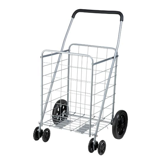 Picture of Honey-Can-Do High-Performance Steel Folding Utility Cart, 39inH x 21 5/8inW x 24inD, Gray, Standard Delivery