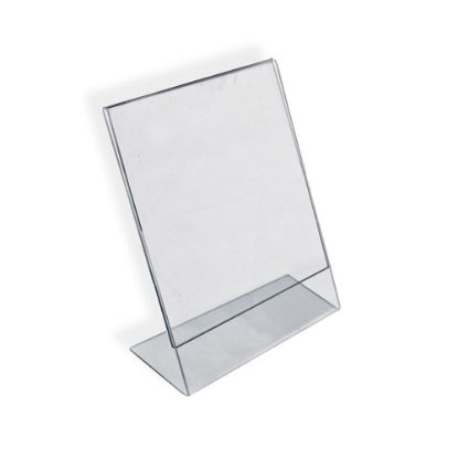 Picture of Azar Displays Acrylic L-Shaped Sign Holders, 14in x 11in, Clear, Pack Of 10