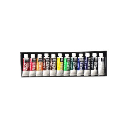 Picture of Liquitex Basics Value Series Acrylic Colors, 0.74 Oz, Assorted Colors, Set Of 12