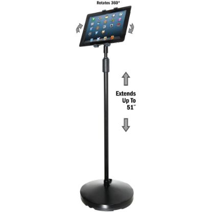 Picture of Kantek Tablet Floor Stand - Floor Stand - Black