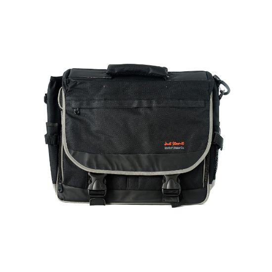 Picture of Martin F. Weber Just Stow-It Ultimate Artist Messenger Bag With 17in Laptop Pocket, Black