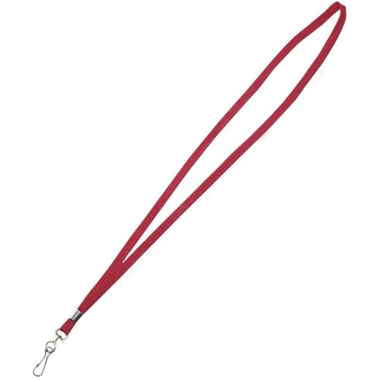 Picture of Advantus 36in Deluxe Lanyard With J-Hook, 36in Length, Red, Pack Of 23