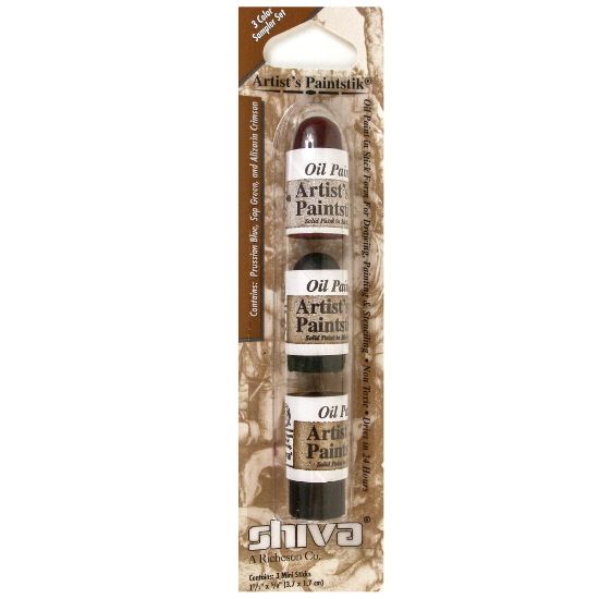 Picture of Shiva Artists Paintstik Sampler Set, Romance, Classic, 1 1/2in x 5/8in, Set Of 3