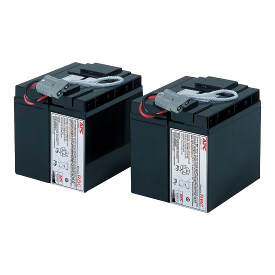 Picture of APC Replacement Battery Cartridge #55 - UPS battery - lead acid - 2-cell - black - for P/N: SMT2200C, SMT2200I-AR, SMT2200IC, SMT3000C, SMT3000I-AR, SMT3000IC, SUA3000I-IN