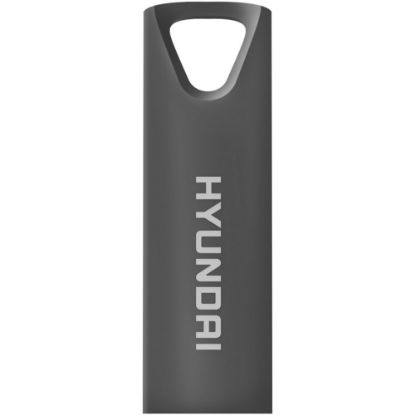 Picture of Hyundai Bravo Deluxe SPACE GRAY Keychain USB 2.0 Flash Drive 32GB Metal - Read Speed: Up to 10MB/s, Write Speed: Up to 3MB/s, Generation: 2.0 , Operation Temperature: 32 deg. - 113 deg. F (0 deg. - 45  deg.C), Storage Temperature: 14 deg. - 158 deg. F(-10