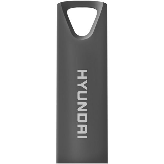 Picture of Hyundai Bravo Deluxe SPACE GRAY Keychain USB 2.0 Flash Drive 32GB Metal - Read Speed: Up to 10MB/s, Write Speed: Up to 3MB/s, Generation: 2.0 , Operation Temperature: 32 deg. - 113 deg. F (0 deg. - 45  deg.C), Storage Temperature: 14 deg. - 158 deg. F(-10