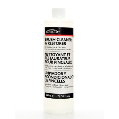 Picture of Winsor & Newton Brush Cleaner And Restorer, 474 mL