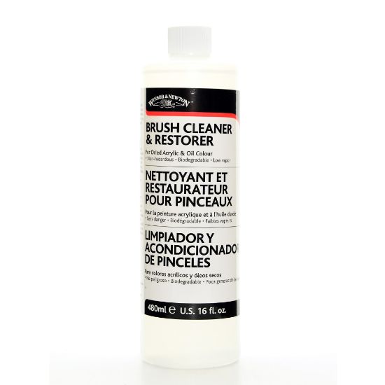 Picture of Winsor & Newton Brush Cleaner And Restorer, 474 mL