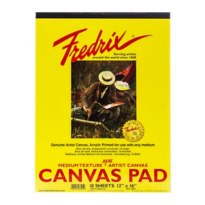 Picture of Fredrix Canvas Pad, 12in x 16in, 10 Sheets