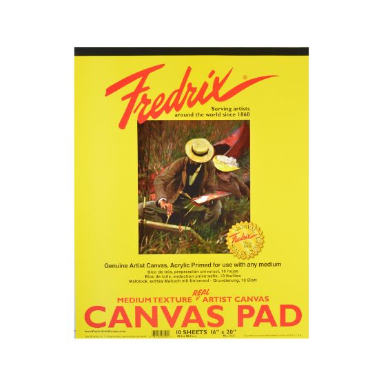 Picture of Fredrix Canvas Pad, 16in x 20in, 10 Sheets