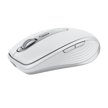 Picture of Logitech MX Anywhere 3 for Mac Compact Performance Mouse, Wireless, Pale Gray - Darkfield - Wireless - Bluetooth - Pale Gray - 4000 dpi - Scroll Wheel - 6 Button(s)