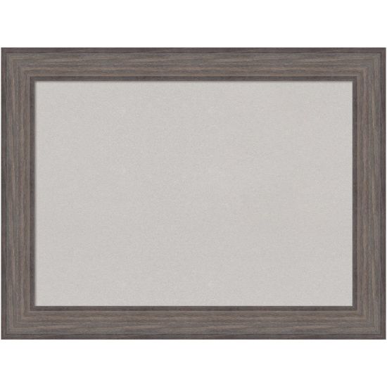 Picture of Amanti Art Cork Bulletin Board, 33in x 25in, Gray, Country Barnwood Wood Frame