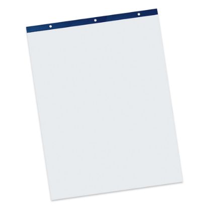 Picture of Pacon Unruled Easel Pads - 50 Sheets - Plain - Stapled/Glued - Unruled - 27in x 34in - White Paper - Chipboard Cover - Perforated, Bond Paper - 50 / Pad