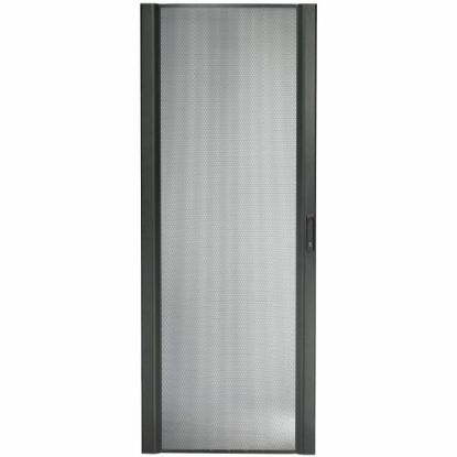 Picture of APC by Schneider Electric NetShelter SX 48U 600mm Wide Perforated Curved Door Black - Black - 1 Pack - 85.9in Height - 23.6in Width - 1.4in Depth