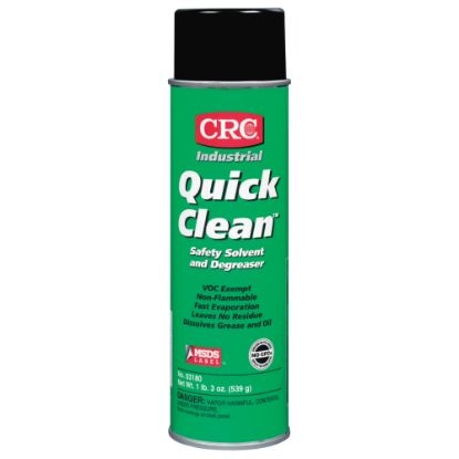 Picture of CRC Quick Clean Aerosol Safety Solvent/Degreaser, 20 Oz Can