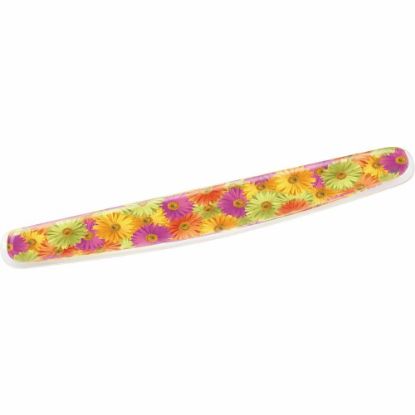 Picture of 3M Gel Wrist Rest For Keyboards, Daisy Design