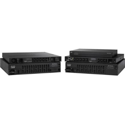 Picture of Cisco 4431 Router - 4 Ports - 4 RJ-45 Port(s) - Management Port - 8 - 4 GB - Gigabit Ethernet - 1U - Rack-mountable, Wall Mountable - 90 Day