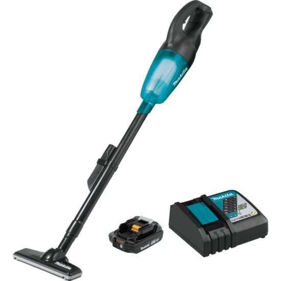 Picture of Makita 18V LXT Lithium-Ion Compact Cordless Vacuum Kit, Black