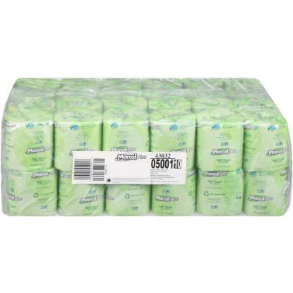 Picture of Marcal Pro 100% Recycled Bathroom Tissue, 2 Ply, White 500 Sheets Per Roll, Carton Of 48 Rolls