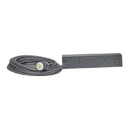 Picture of APC Basic Rack PDU - Power distribution strip (rack-mountable) - AC 120/208 V - input: NEMA L14-30 - output connectors: 4 (NEMA L6-30) - 2U - 28 ft cord - black - for P/N: SMTL1000RMI2UC, SMX1000C, SMX1500RM2UC, SMX1500RM2UCNC, SMX750C, SMX750CNC