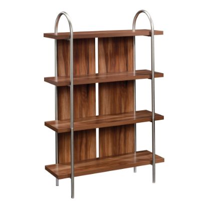 Picture of Sauder Vista Key 60inH 4-Shelf Contemporary Bookcase, Pearl Oak/Blaze Acacia