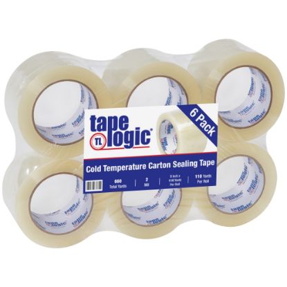 Picture of Tape Logic #7651 Cold Temperature Tape, 3in Core, 3in x 110 Yd., Clear, Case Of 6