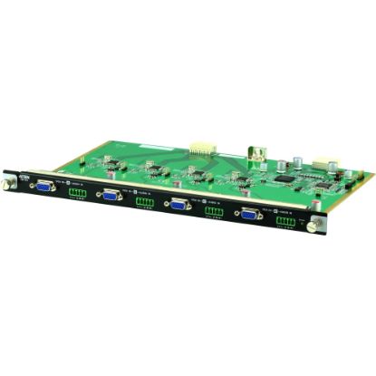 Picture of ATEN VM7104 4-Port VGA Input Board - The VM7104 4-Port VGA Input Board offers an easy way to route 4 VGA video and audio sources up to 16 displays, when used in combination with the ATEN Modular Matrix Switch.