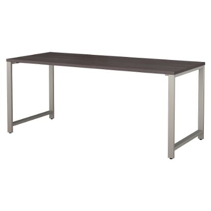 Picture of Bush Business Furniture 400 72inW Table Computer Desk, Storm Gray, Standard Delivery