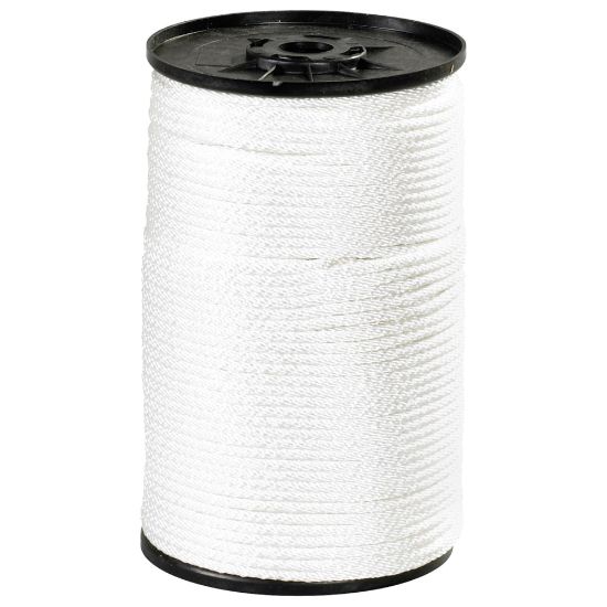 Picture of Partners Brand Solid Braided Nylon Rope, 2,300 Lb, 3/8in x 500ft, White